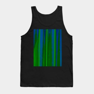 Flowing colors of blue and green Tank Top